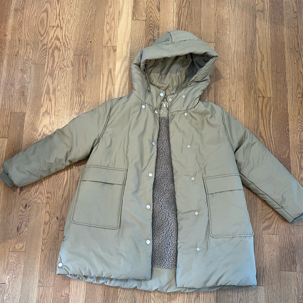 Brand: Zara Color: olive green Size: 10 Girls